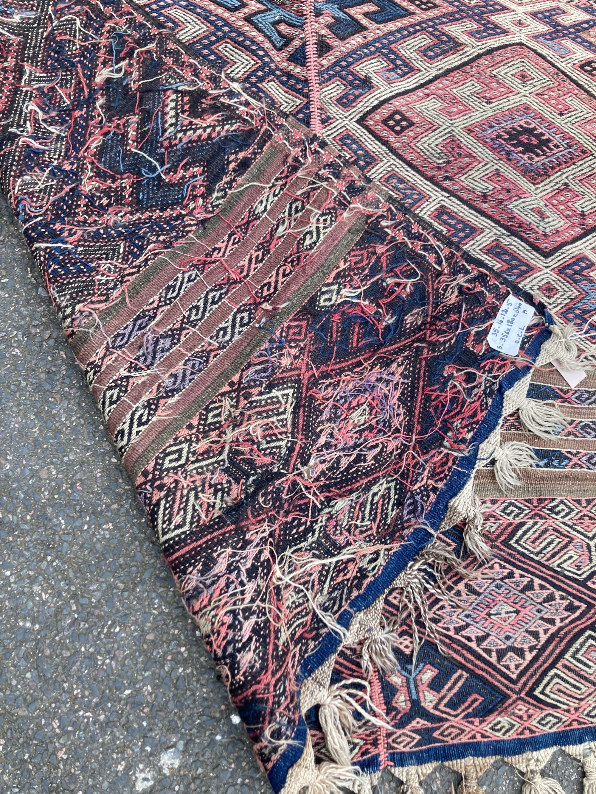 A Kelim flatweave carpet, 356 x 180cm